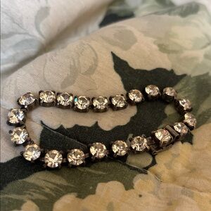 Joan’s Collectibles Vintage Silver Crystal Bracelet Women’s Bracelets Jewelry